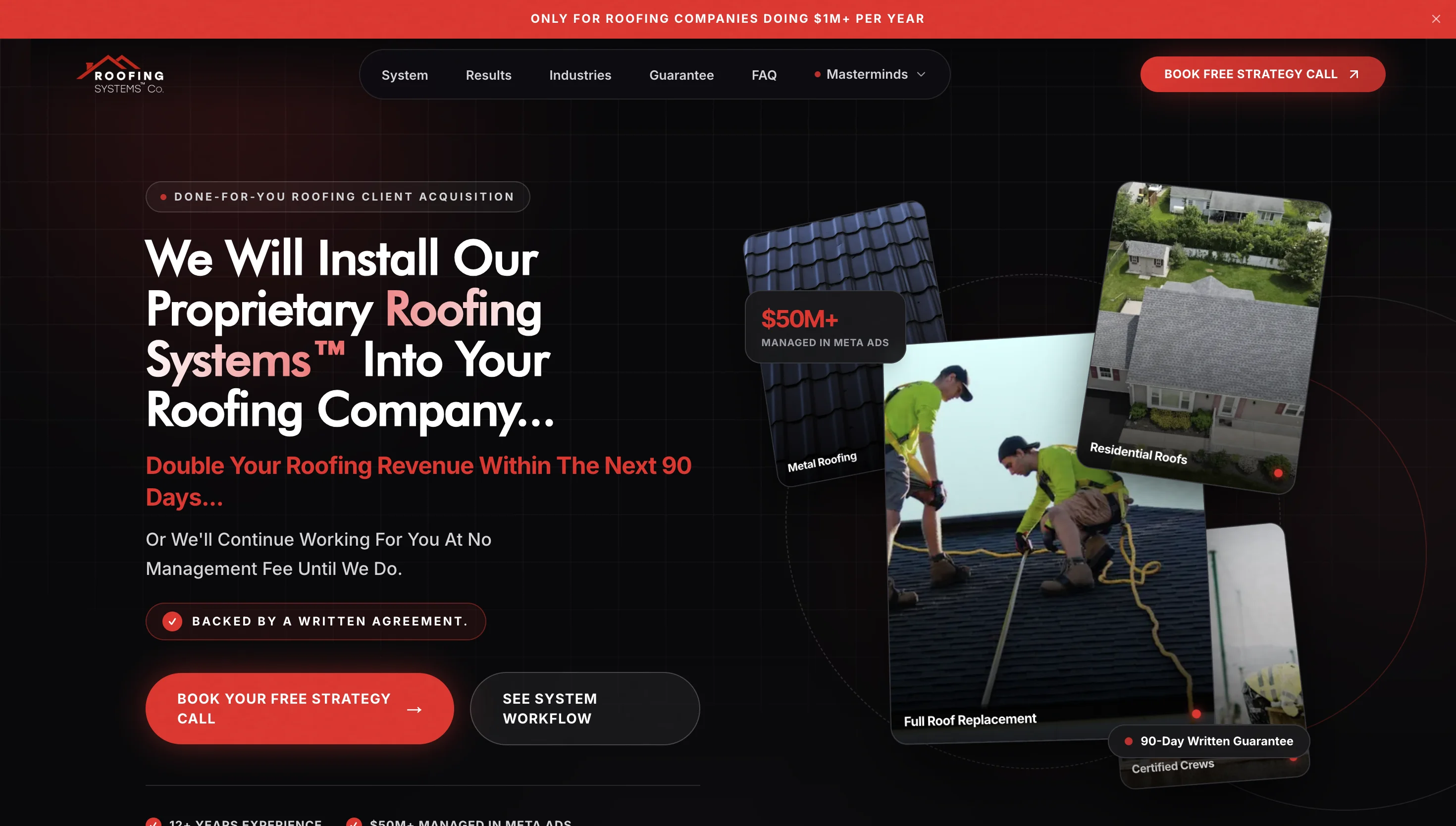 Roofing Systems project screenshot